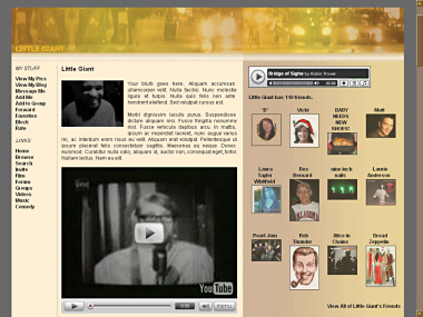MySpace Overlay screenshot